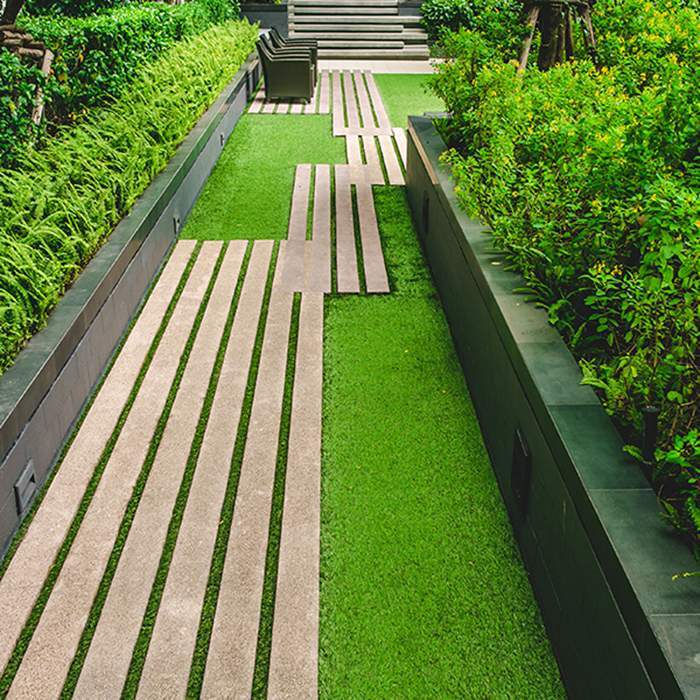 Jardin aménagement extérieur Muret
